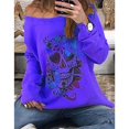 thumbnail image 1 of Nouveau Sweat à Manches Longues Imprimé Crâne, 1 of 1