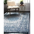 thumbnail image 3 of Unique Loom Aberdeen Collection Area Rug - Derbyshire (2' 2" x 3' Rectangle Light Blue/Beige), 3 of 11