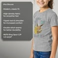 thumbnail image 6 of Girl's Pokemon Pikachu and Eevee Besties with the Birthday Kid Graphic Tee Athletic Heather Medium, 6 of 10