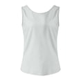thumbnail image 6 of XIAONU Blouses For Womens Deep V Back Slim Fit Elastic Vest Trendy Ladies Solid Color Backless Beach Vacation Top, 6 of 6