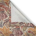thumbnail image 3 of Ambesonne Floral Kitchen Curtains, Paisley Leaf Pattern, 55"x39", Multicolor, 3 of 3