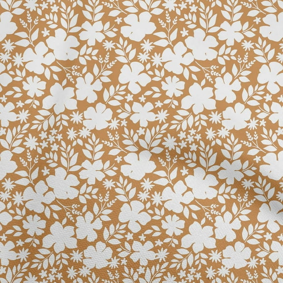 oneOone Viscose Jersey Orange Fabric Asian Mosaic Sewing Material Print Fabric By The Yard 60 Inch Wide