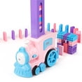 thumbnail image 2 of QualitChoice Ensemble de Jouets de Train de Dominos Ensemble de Blocs de Dominos Éducatifs pour Enfants, 2 of 6
