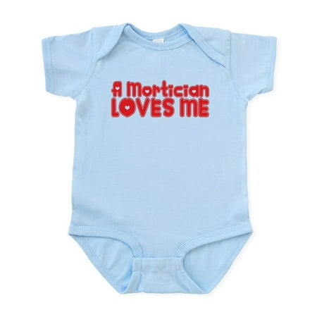 

CafePress - A Mortician Loves Me Infant Bodysuit - Baby Light Bodysuit Size Newborn - 24 Months