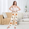 thumbnail image 6 of FORMRS Women's Pajama Pants with Pockets Soft Comfy Loungewear Sleep Bottom, Sizes S-2XL, Hand Drawn Pumpkin, 6 of 8