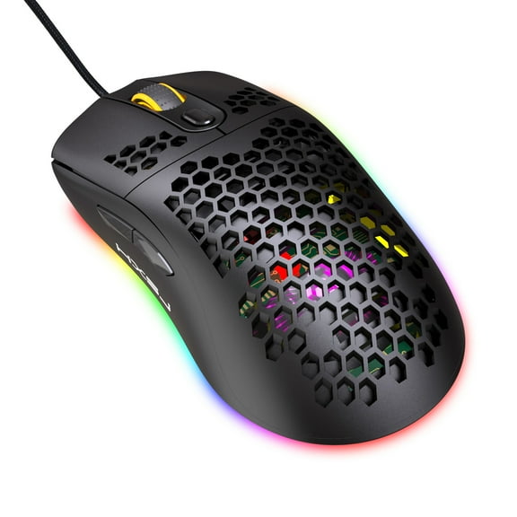 Yidarton X600 RGB Luminous Macro Programming Game Mouse 6 Keys Can Turn Off Lights To Support Various Game Wired Mice