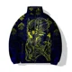thumbnail image 2 of Chaquetas Hombre Parkas Chaqueta de Algodón Resistente al Frío Estampado de Calaveras de Moda Novedades en Parkas Abrigos de Invierno para Hombre Cómodos y Cálidos para Hombre, 2 of 5