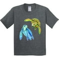 thumbnail image 3 of Inktastic Sea Turtles Swimming Together Youth T-Shirt, 3 of 5