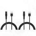 thumbnail image 1 of 2-Pack USB Shaver Charging Cable, 5V 1A Cord for Electric Shaver Trimmer Models QP2724 QP2834 QP1924 MG9520-Compatible Chargers, 1 of 5