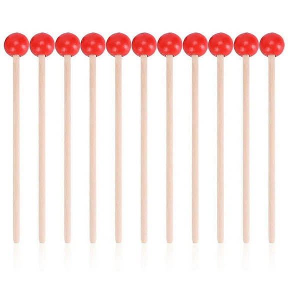 25 Pcs Kids Drumsticks Music Percussion Mallets Glockenspiel Sticks Wood Xylophone Mallets Mallets Percussion Sticks