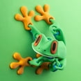 thumbnail image 5 of Aousin 1PC Random Style 3D Printed Magnetic Frog Animals Relaxation Ornaments, Magnetic Attachment on Legs Adhesive to Various Places for Diverse Play, 5 of 9