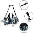 thumbnail image 5 of Fish Sports Bag, Shoe Bag, Basketball Bag, Soccer Bag - Size 17.7 Inches with Interior Zipper Pocket - Large Capacity - Ideal for Gym, Travel, and Sports Matches, 5 of 6