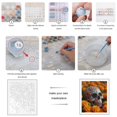 thumbnail image 3 of Paint by Numbers Kit for Adults, Floral Painted Skull Among Marigolds Paint by Numbers, Easy Paint by Numbers Kit for Adults Beginner, DIY Adult Paint by Number Kits on Canvas, 12x16in Home Decor, 3 of 7