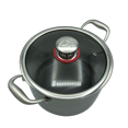 thumbnail image 3 of Targu Pot Hybride : 24cm avec Couvercle en Verre / BC-HW24SPG, 3 of 5