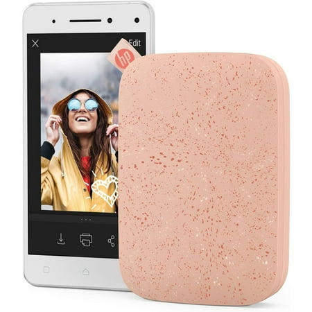 HP - Sprocket Portable 2" x 3" Instant Photo Printer, Prints From iOS or Android Devices - Blush Pink
