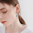 Abalone Shell Drop Earrings for Women 925 Sterling Silver Celtic Knot ...
