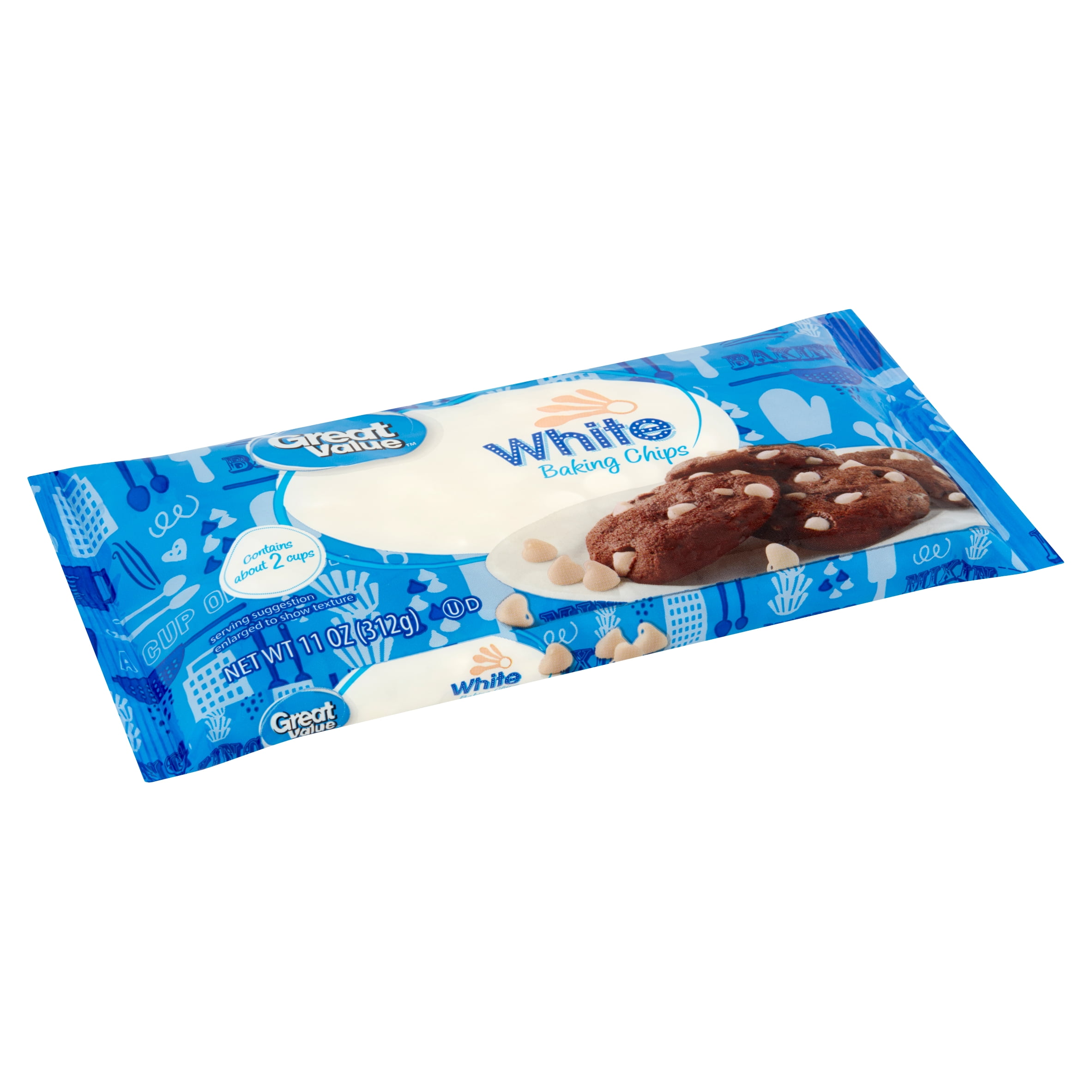 Great Value White Baking Chips 11 Oz Walmart Com Walmart Com