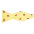 thumbnail image 3 of SummerTies Sea Shell Bow Tie - Red, Printed Silk, Adult Tie Yourself Bow Tie, 3 of 3