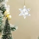 thumbnail image 5 of Herunwer Clear Acrylic Snowflake Decorations with Hole Mini Crystal Ornaments for Christmas Tree Wedding Hanging and DIY Crafts, 5 of 6
