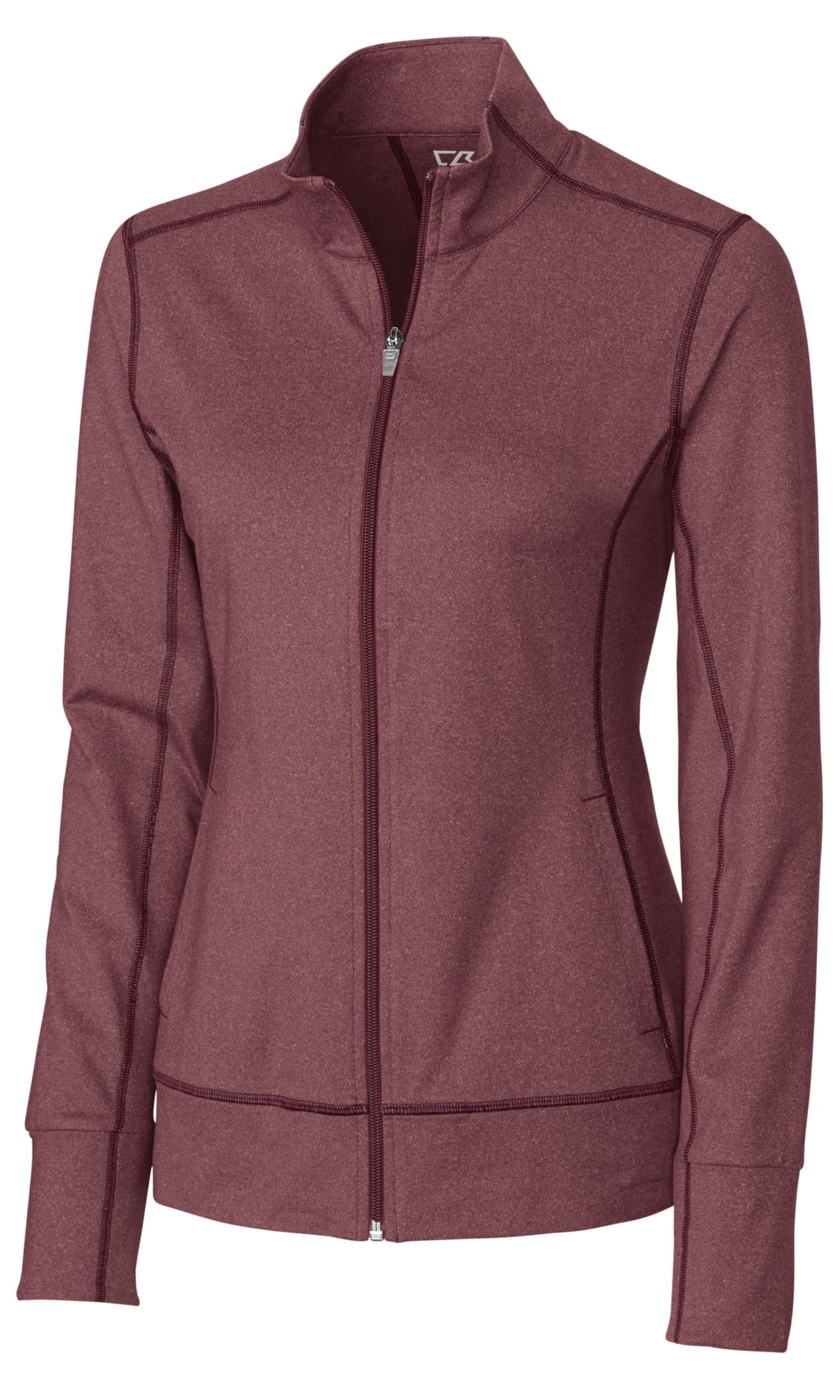 Catan cutter & buck women's cb drytec topspin full zip jacket