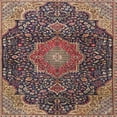thumbnail image 1 of Ahgly Company Indoor Square Traditional Camel Brown Medallion Area Rugs, 4' Square, 1 of 6
