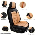 thumbnail image 3 of for TOYOTA CAMRY 2009 Car Seat Cover, Leather Cab seat covers With a Headrest and Lumbar Support Non-slip, Orange and Black Car Seat Covers, Give Your Interior a New Look, 3 of 8