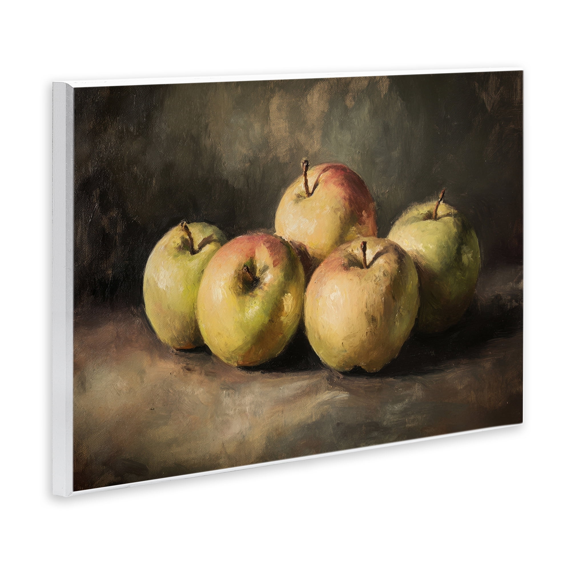 Stupell Industries Apples in Soft Shadow Wall Plaque Art, design by Petal Prints Design