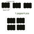 thumbnail image 2 of 80pcs Chalkboard Labels Water Resistant Adhesive Blackboard Sticker for Mason Jars Food Pantry Glass Bottle, 2 of 7