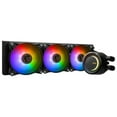 thumbnail image 2 of MSI MAG CoreLiquid E360 Black - AIO ARGB CPU Liquid Cooler - Rotating Cap Design - 360mm Radiator - Triple 120mm ARGB PWM Fans - LGA 1851,1700 Ready / AMD AM5 Compatible, 2 of 5