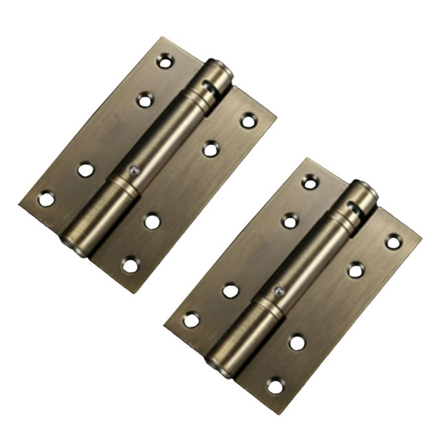 Langgg 2 Pcs Charnières en Acier Inoxydable Durables Performance Stable pour Meubles Charnières de Porte Bronze