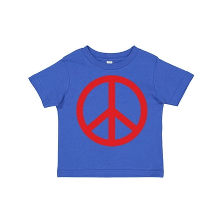 

Inktastic Fun Red Peace Sign Gift Toddler Boy or Toddler Girl T-Shirt