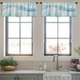 thumbnail image 4 of LALILO Kitchen Curtain Valance Tattoo Octopus Tribal Stress Rod Pocket Window Curtain 52"x 18" Set of 2, 4 of 7