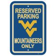 thumbnail image 1 of West Virginia Mountaineers 12" X 18" Plastic Parking Sign, 1 of 1