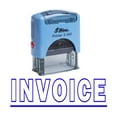 thumbnail image 1 of INVOICE Self Inking Rubber Stamp Office Stationary Custom Shiny Stamp, 1 of 1