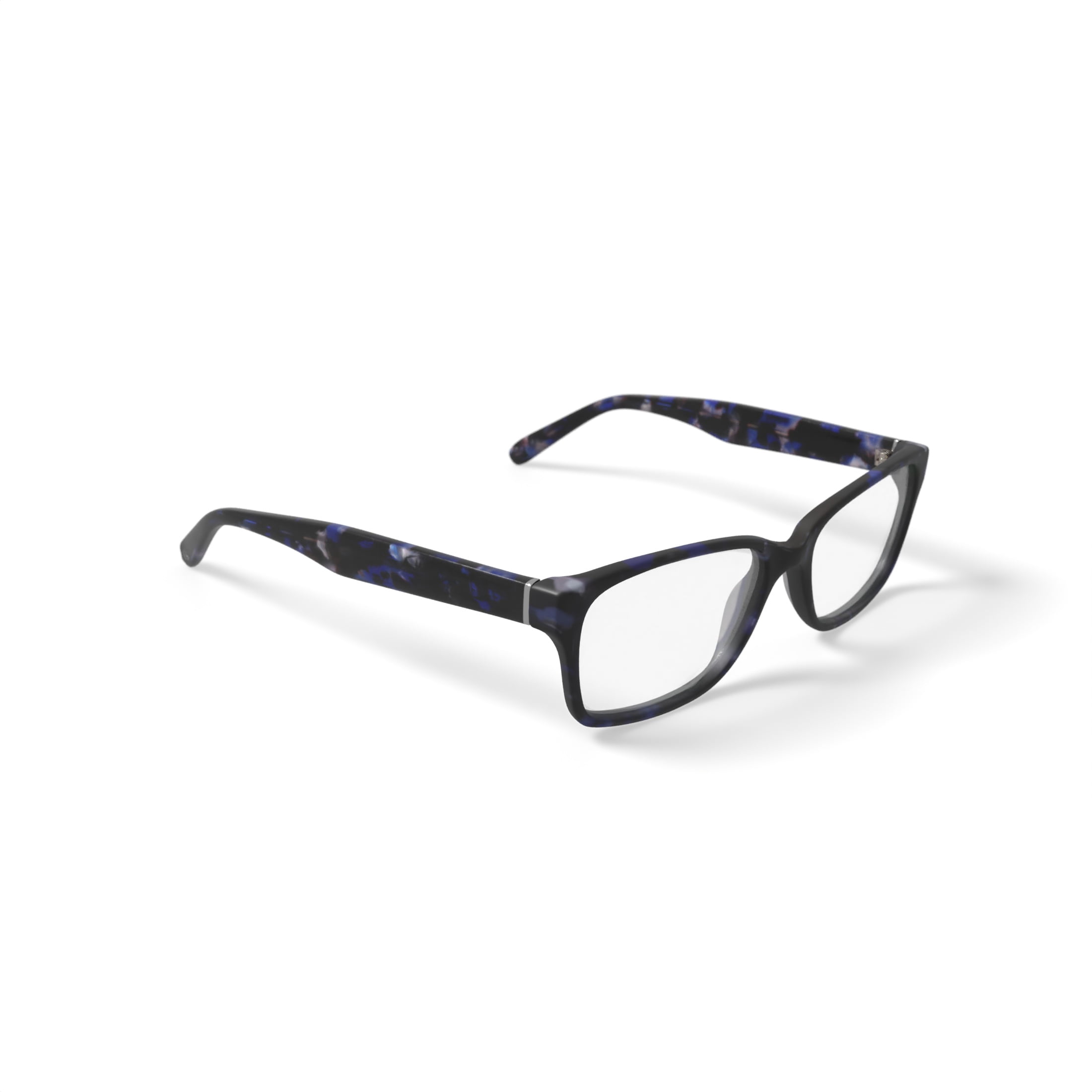 Christian Siriano Women's Lui Square Prescription Eyeglasses with Case, Navy Tortoise