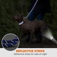 thumbnail image 6 of ZOUYUE Rope Dog Leash 6.5 FT with Comfortable Padded Handle, Highly Reflective Threads Dog Leash for Large/Medium Dogs, 1/2 inch, Multi-Color, 6 of 7