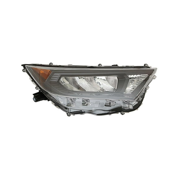 KAI New Standard Replacement Passenger Side Headlight Lens And Housing, Fits 2019-2021 Toyota RAV4