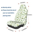 thumbnail image 3 of Wukai St Patrick's Day3 Full Set Car Seat Covers with Soft Padding Universal Auto Front Seats Protector and Cushion Mat, 3 of 5