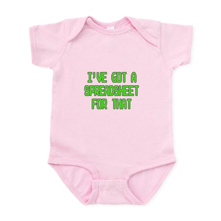 

CafePress - Spreadsheet Body Suit - Baby Light Bodysuit