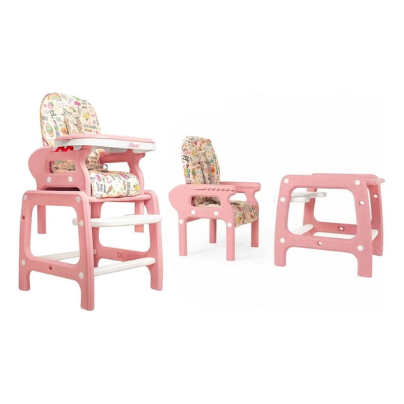 Silla Periquera D' Bebé 2 En 1 Rosa