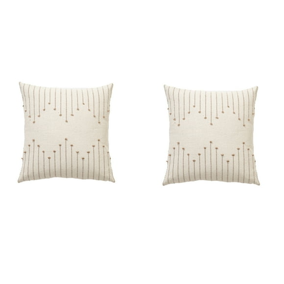 2 Sets Of Decorative Fabric Bohemian Home Decor Cushions 18x18 Inches