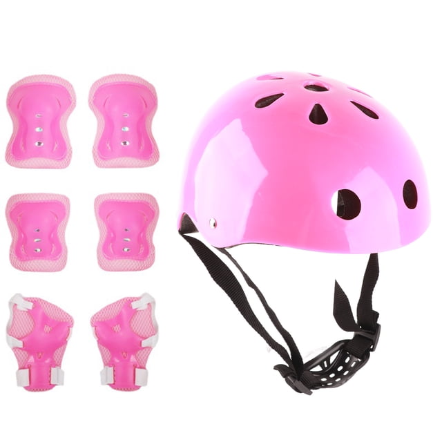 Juego de protectores de rodilla y codo NikouMX para casco para niños equipo de protección