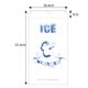 thumbnail image 2 of Unbreakable Ice Bag with Clear Printed Design Add Elegance to your Ice Serving, 2 of 4