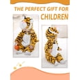 thumbnail image 4 of HAHASHOW Unisex Infant Toddler Animal Flannel Hooded Romper Jumpsuit, Fall Winter Warm Soft One-Piece Onesie, Machine Washable, 0-3T, 4 of 7