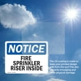 thumbnail image 6 of (2 Pack) Fire Sprinkler Riser Inside OSHA Notice Sign 24 Inch X 18 Inch Vinyl Label Decal Sticker Weather Resistant, UV Protected for Workplace, Business, and Construction Site, Made in, 6 of 7