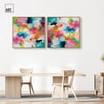 thumbnail image 3 of Art Remedy Dopamine Art Canvas, 40" x 40", Gold Frame, Gossamer Colors Set, 3 of 5