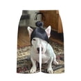 thumbnail image 5 of BVnarty Men's Summer Cartoon Animal Printed Casual Board Shorts, Daily Comfort Fit, Elastic Drawstring Waist Breathable Swim Pants Dark Gray XXL, 5 of 6