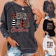 thumbnail image 5 of Pntutb Tops de mujer Impreso Media cremallera Fuzzy Fleece Neck Sudadera de manga larga Pullover tops Blusa Navidad Casual Suéter Camisas Tee Blusa Pntutb Pntutb-7147, 5 of 5
