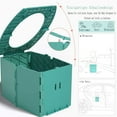 thumbnail image 3 of Orinal para bebé, asiento de inodoro para niños en movimiento, orinal para niños en movimiento, inodoro de viaje portátil para niños, 3 of 5