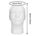 Male Styrofoam Mannequin Manikin Head Model Foam Wig Hair Glasses male-styrofoam-mannequin-manikin-head-model-foam-wig-hair-glasses